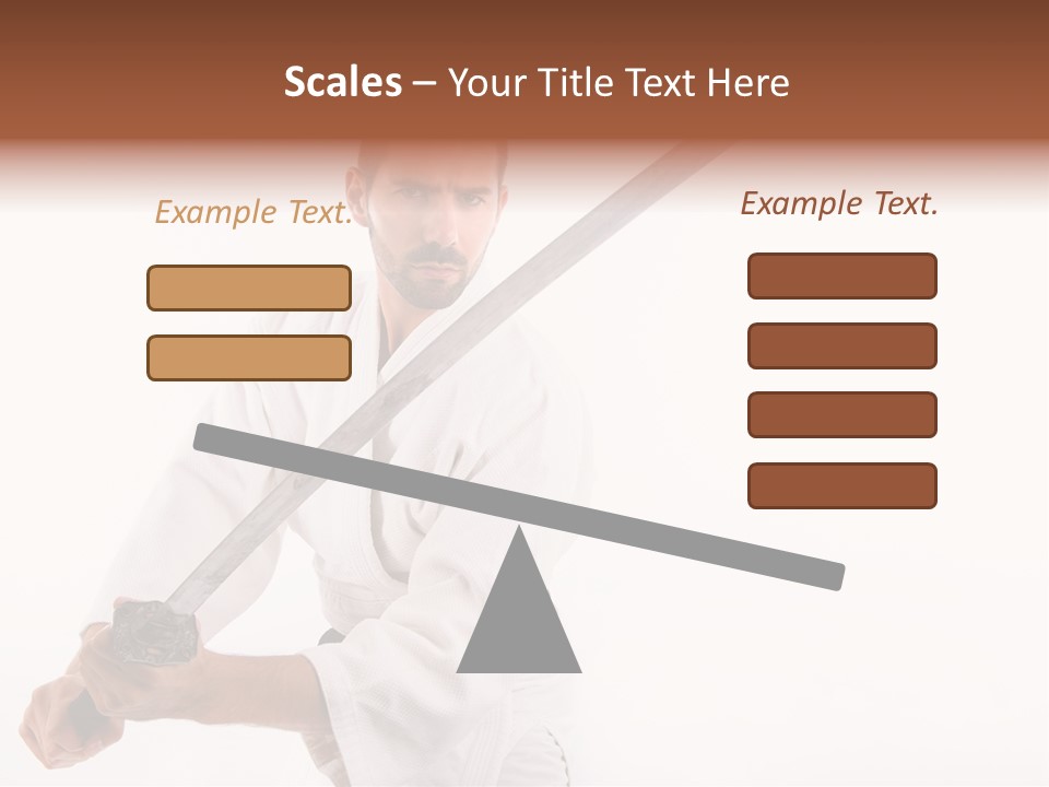 Exercise Sword Honor PowerPoint Template