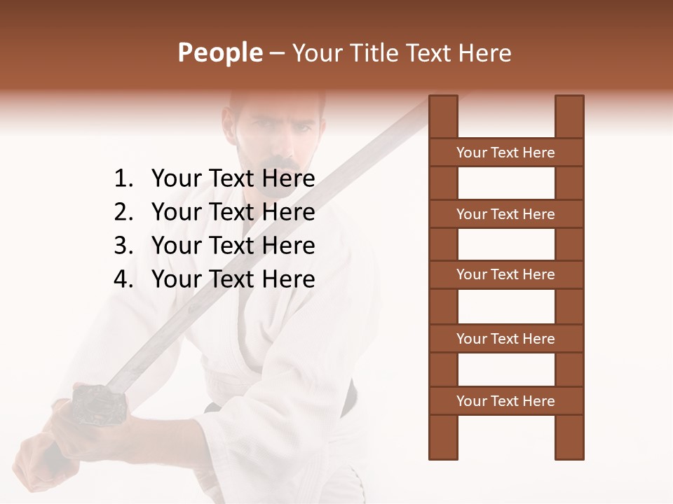 Exercise Sword Honor PowerPoint Template