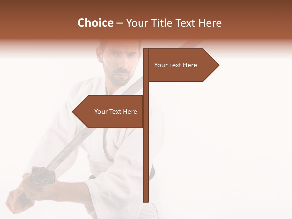 Exercise Sword Honor PowerPoint Template
