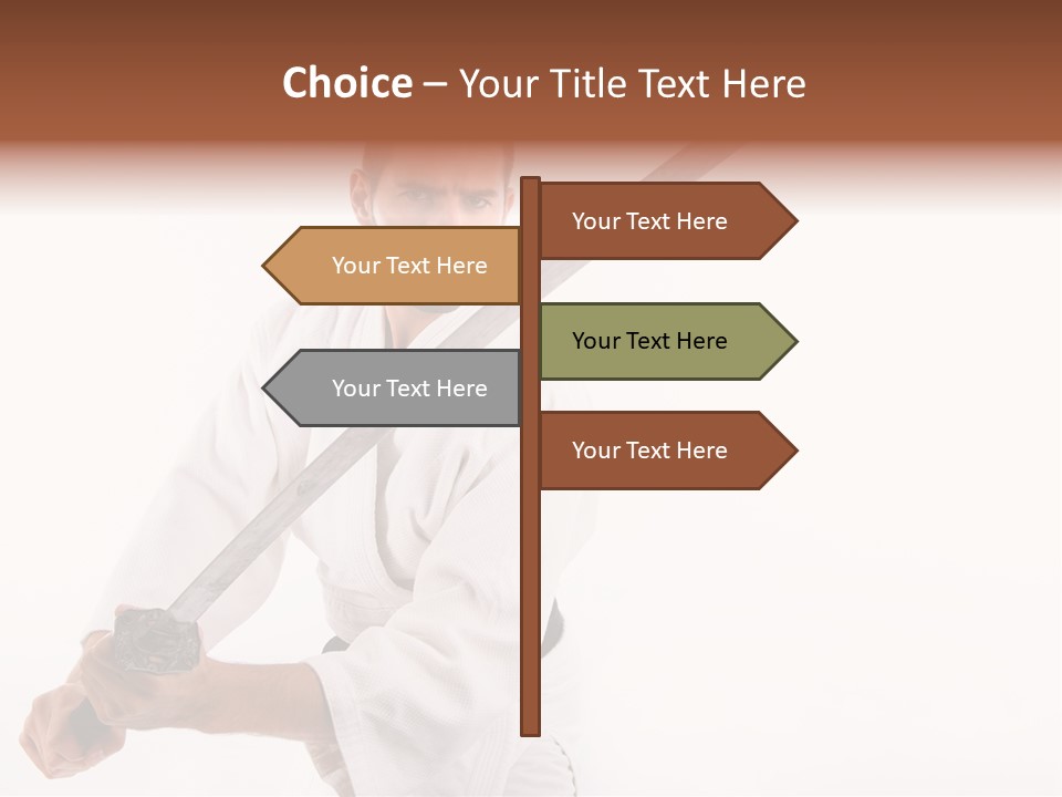 Exercise Sword Honor PowerPoint Template