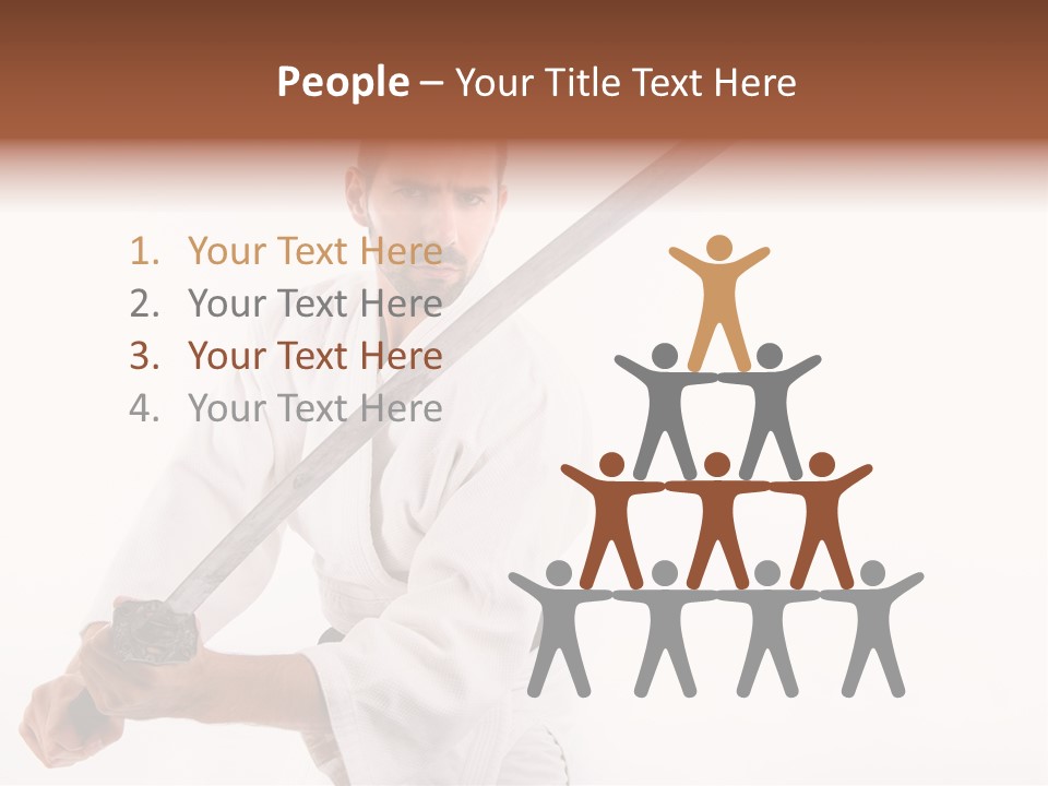 Exercise Sword Honor PowerPoint Template