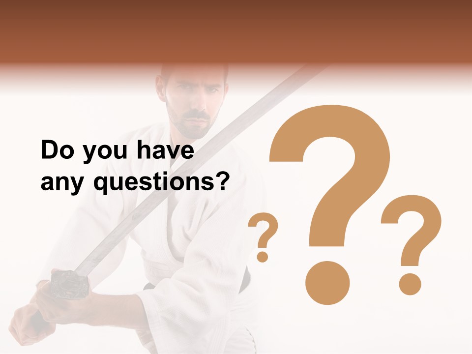 Exercise Sword Honor PowerPoint Template