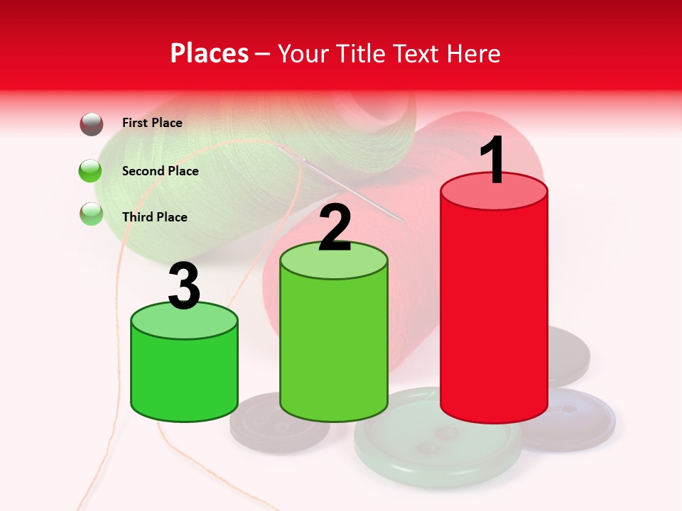 Fashion Thread Green PowerPoint Template