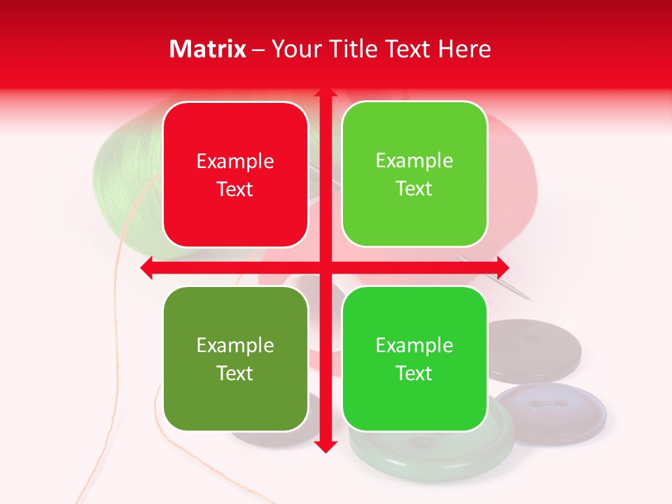 Fashion Thread Green PowerPoint Template