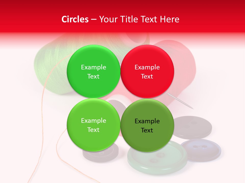 Fashion Thread Green PowerPoint Template