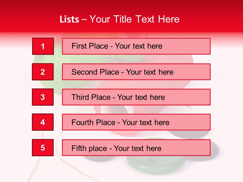 Fashion Thread Green PowerPoint Template