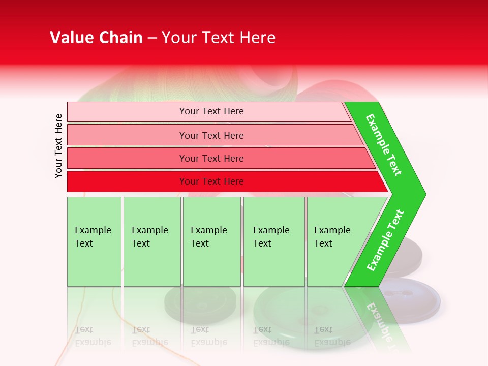 Fashion Thread Green PowerPoint Template