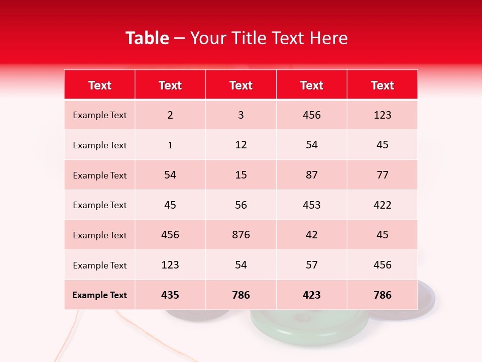 Fashion Thread Green PowerPoint Template