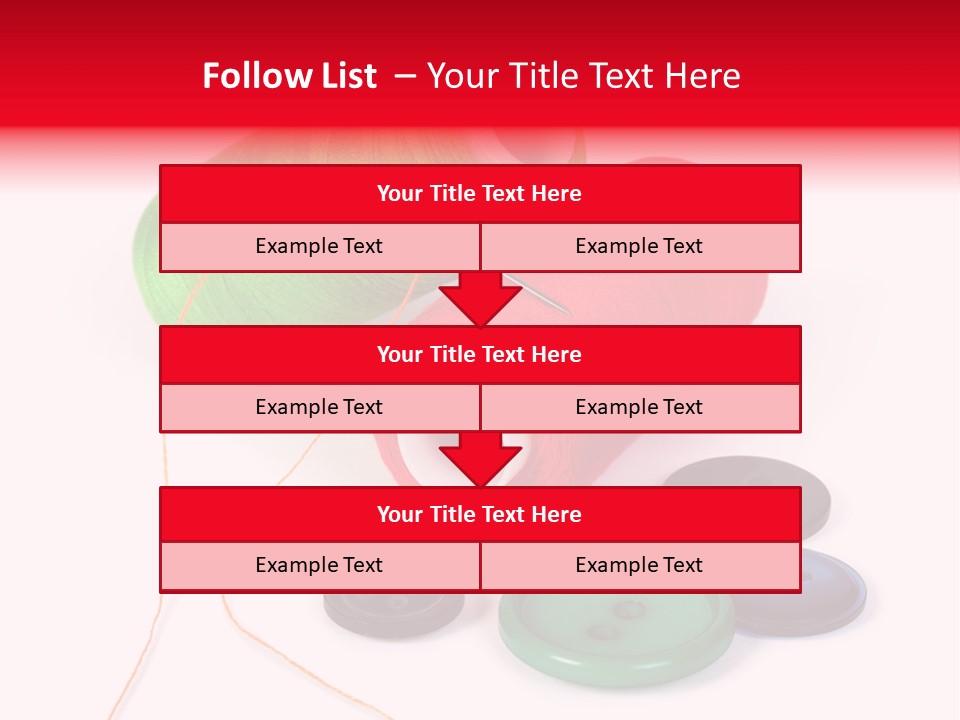 Fashion Thread Green PowerPoint Template