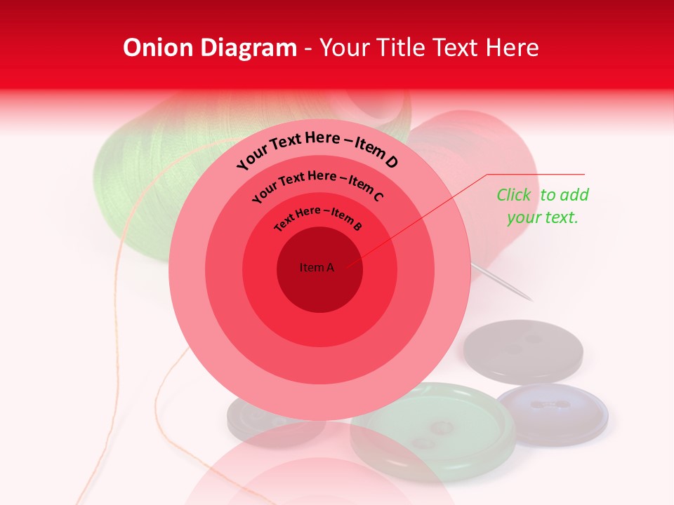 Fashion Thread Green PowerPoint Template