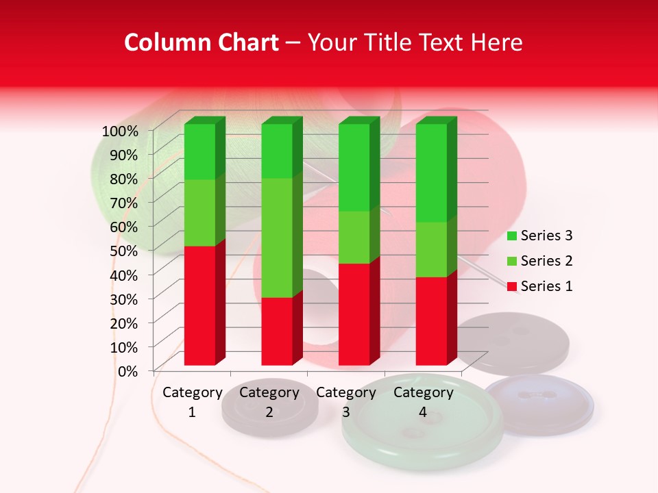 Fashion Thread Green PowerPoint Template
