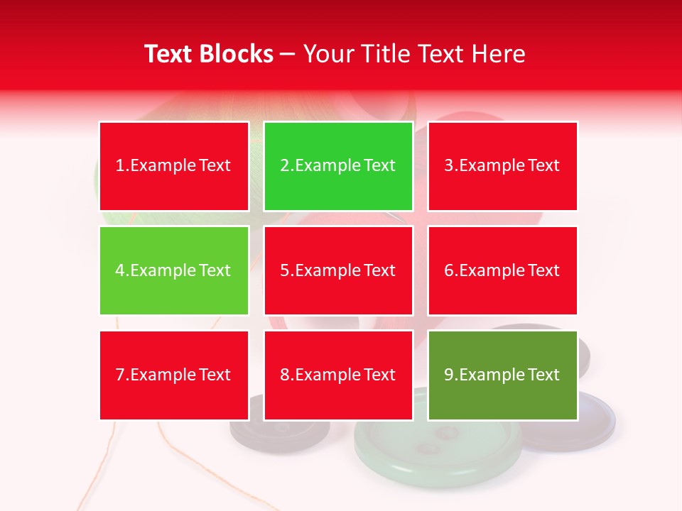 Fashion Thread Green PowerPoint Template