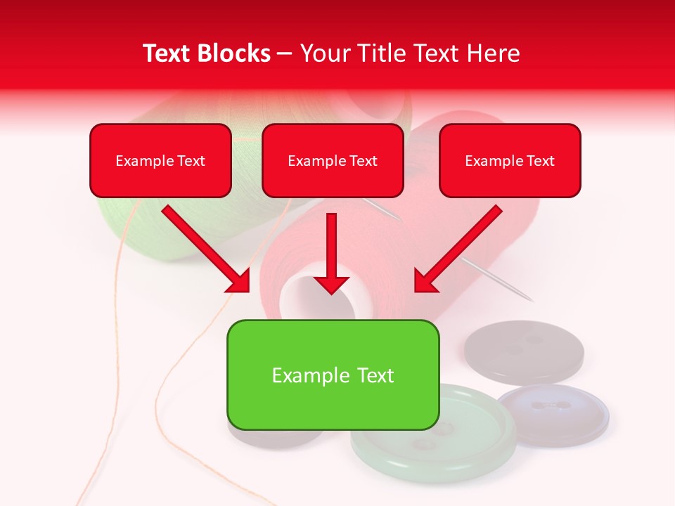 Fashion Thread Green PowerPoint Template
