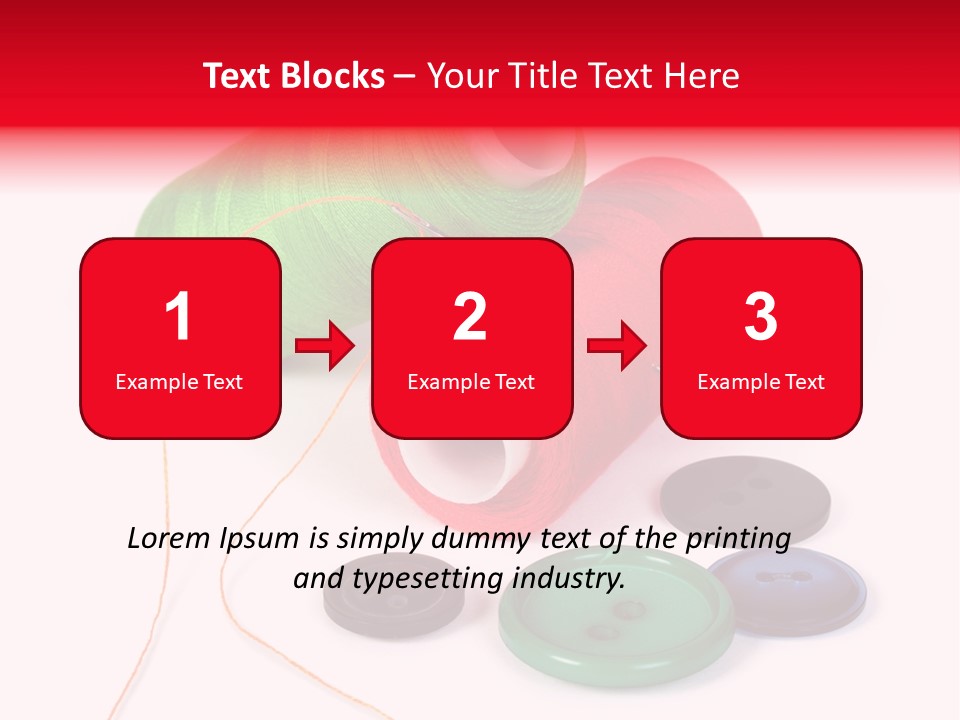 Fashion Thread Green PowerPoint Template