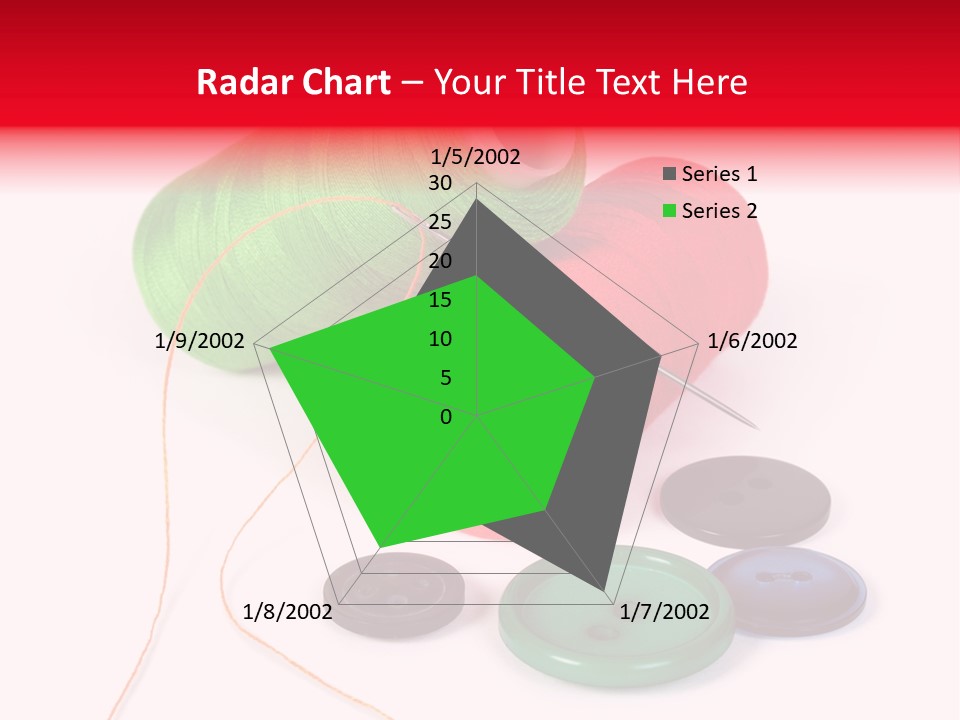 Fashion Thread Green PowerPoint Template