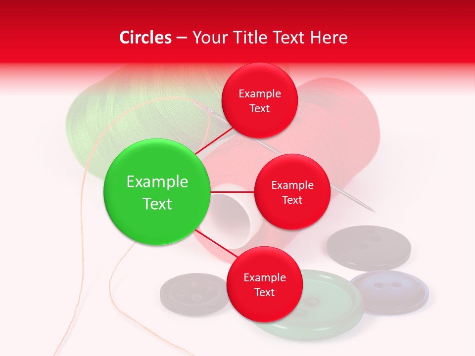 Fashion Thread Green PowerPoint Template