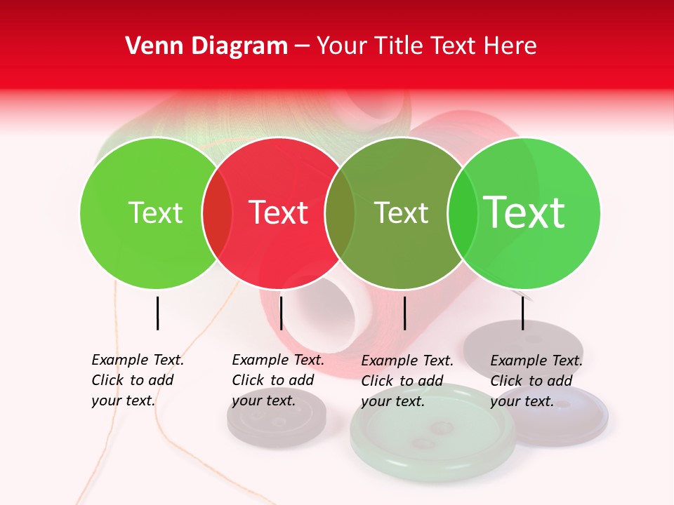 Fashion Thread Green PowerPoint Template