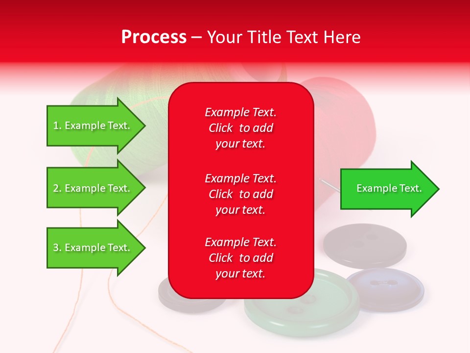 Fashion Thread Green PowerPoint Template