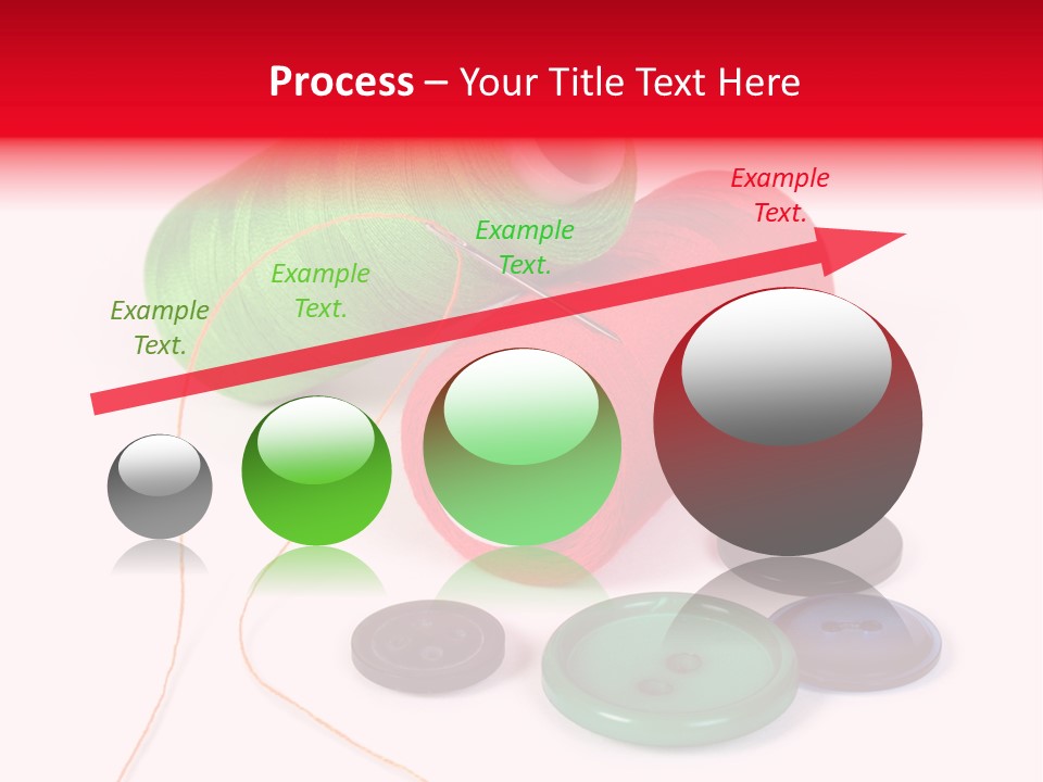 Fashion Thread Green PowerPoint Template