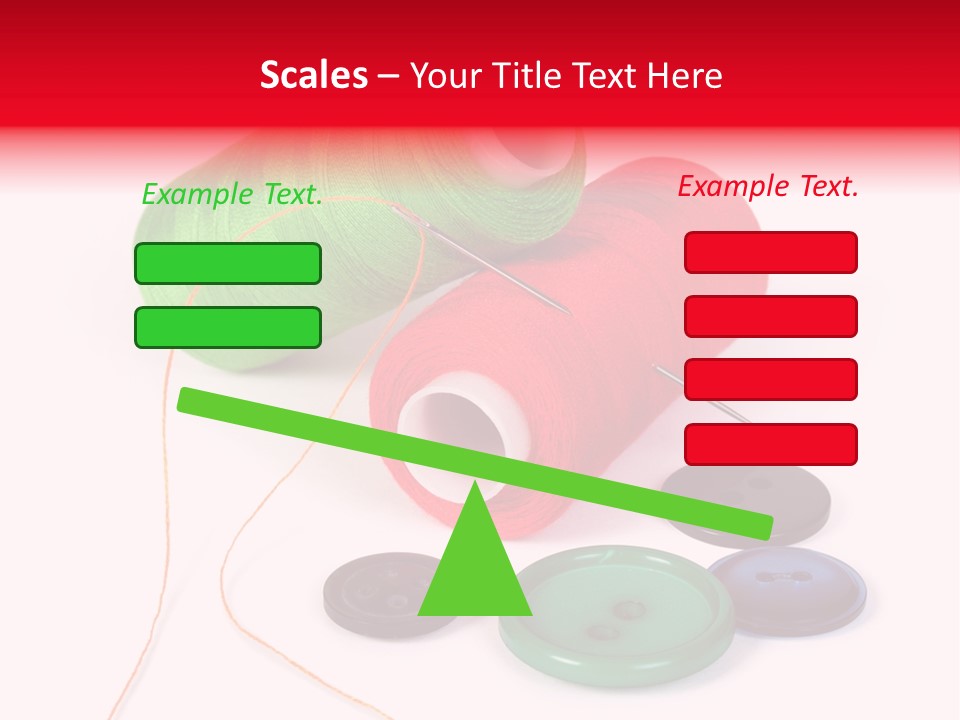 Fashion Thread Green PowerPoint Template
