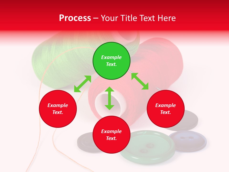 Fashion Thread Green PowerPoint Template