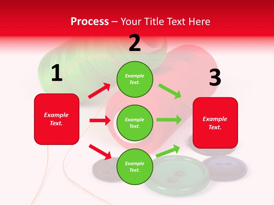 Fashion Thread Green PowerPoint Template