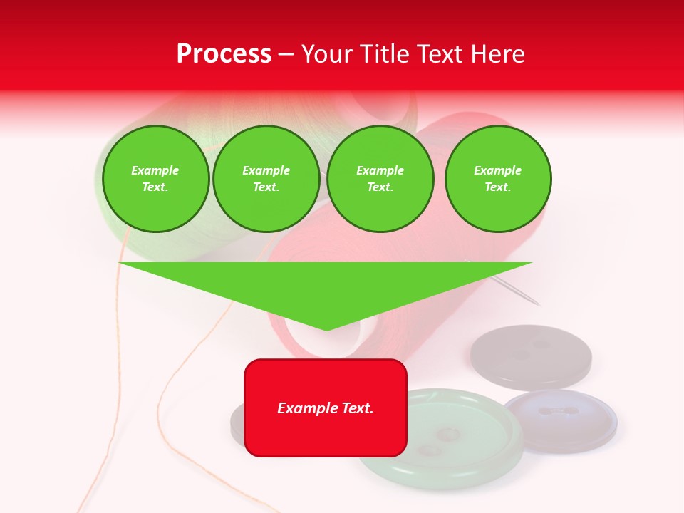 Fashion Thread Green PowerPoint Template