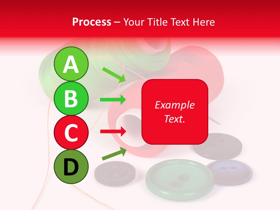 Fashion Thread Green PowerPoint Template