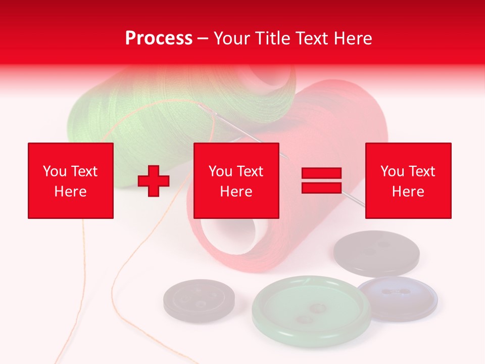 Fashion Thread Green PowerPoint Template