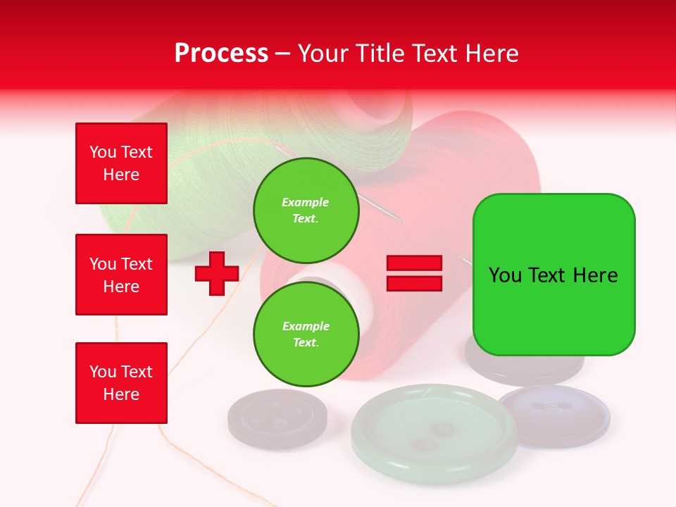 Fashion Thread Green PowerPoint Template