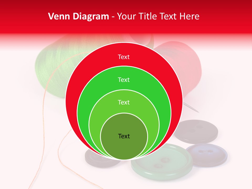 Fashion Thread Green PowerPoint Template