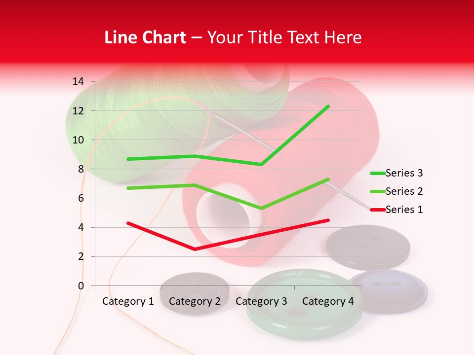 Fashion Thread Green PowerPoint Template