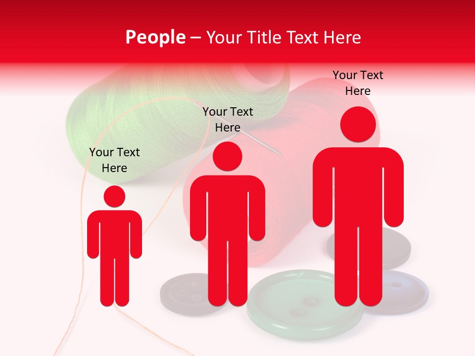 Fashion Thread Green PowerPoint Template