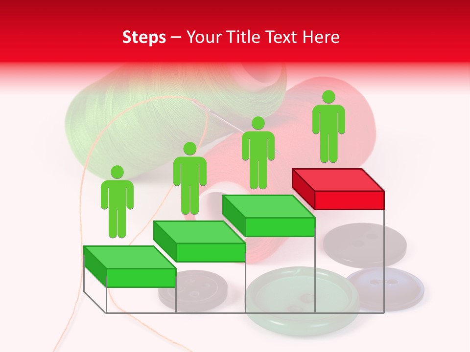 Fashion Thread Green PowerPoint Template