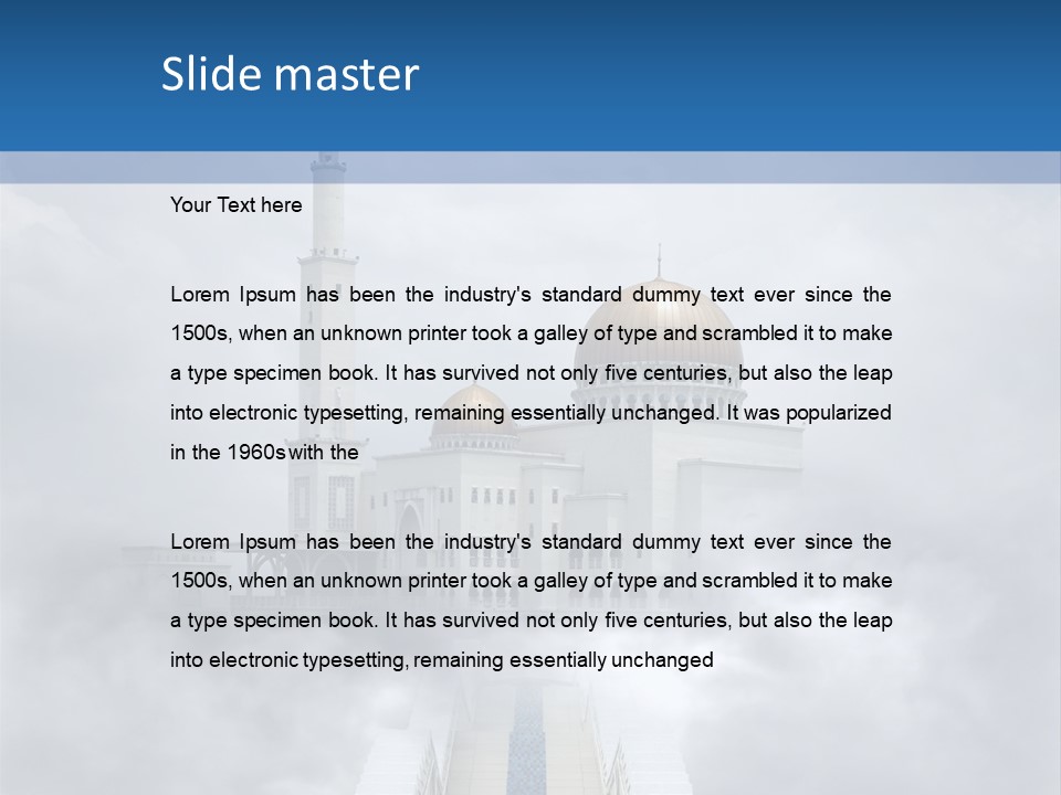 Ramadan Faith Exotic PowerPoint Template