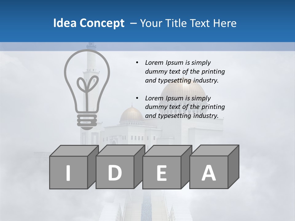 Ramadan Faith Exotic PowerPoint Template