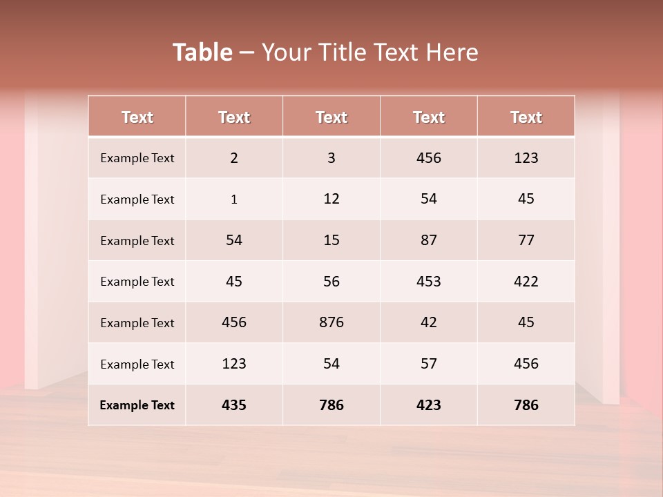 Real Flat House PowerPoint Template