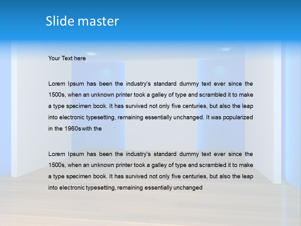Fade Fog Hide PowerPoint Template