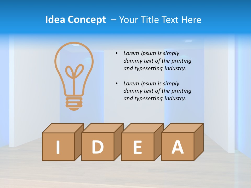 Fade Fog Hide PowerPoint Template