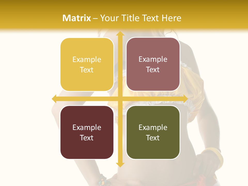 Woman Ethnic Single PowerPoint Template