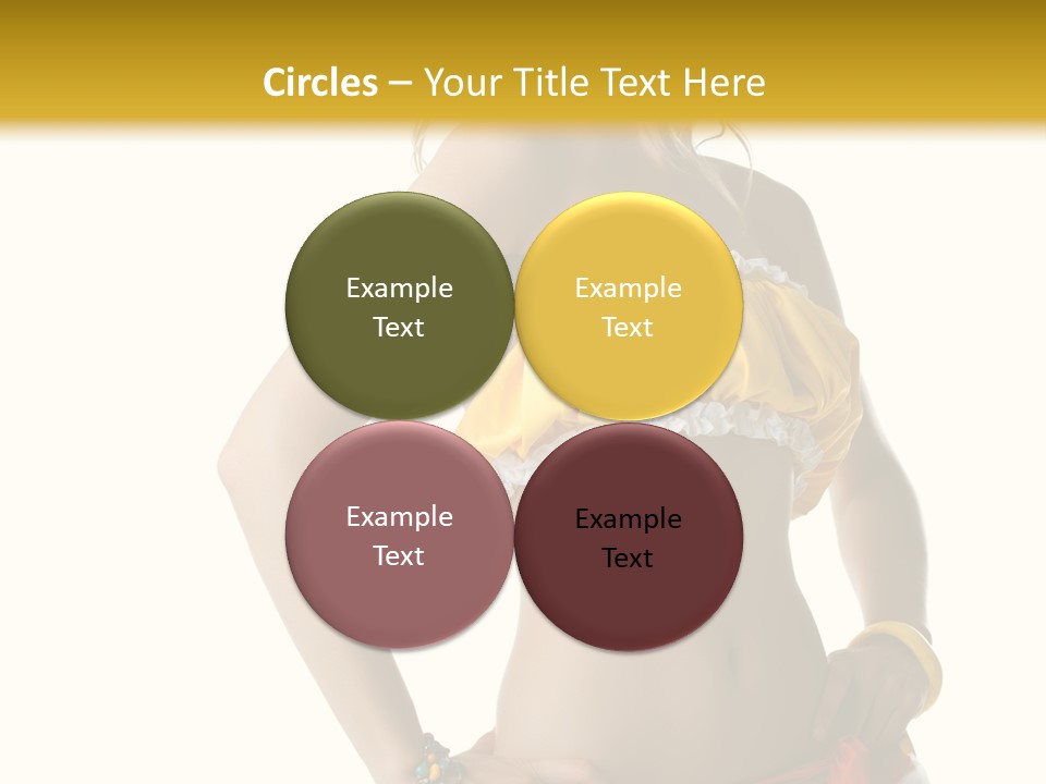 Woman Ethnic Single PowerPoint Template
