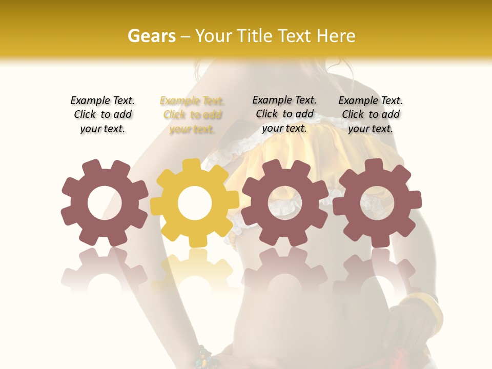 Woman Ethnic Single PowerPoint Template