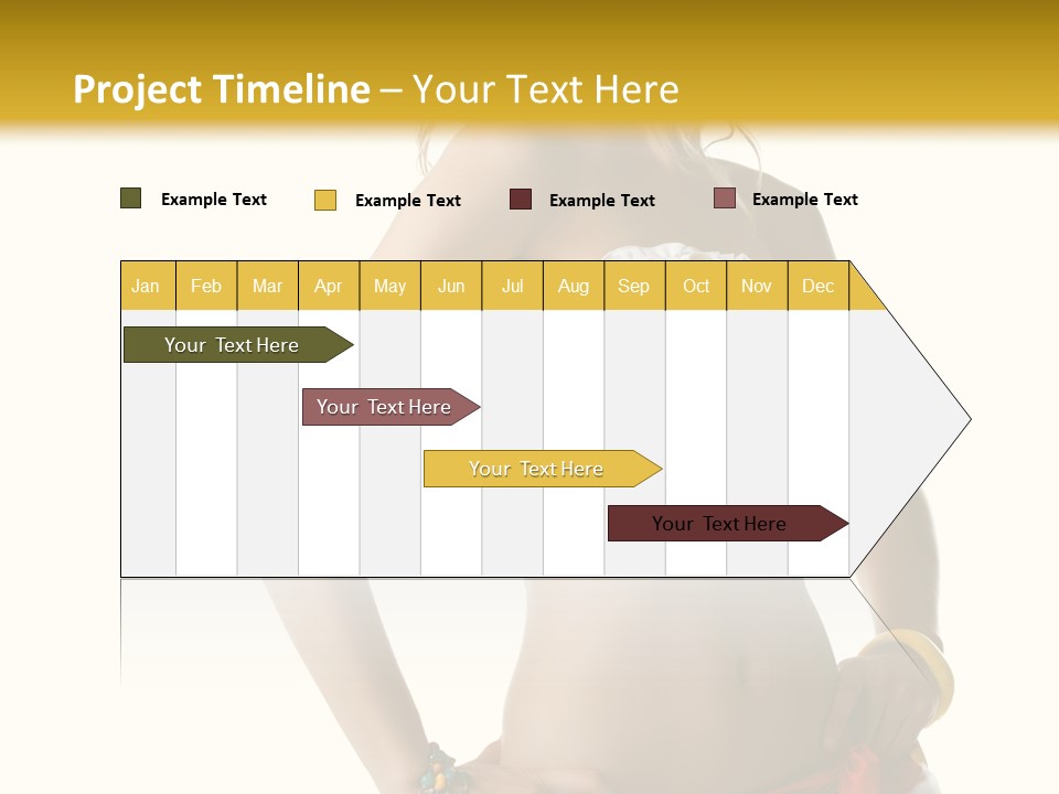 Woman Ethnic Single PowerPoint Template