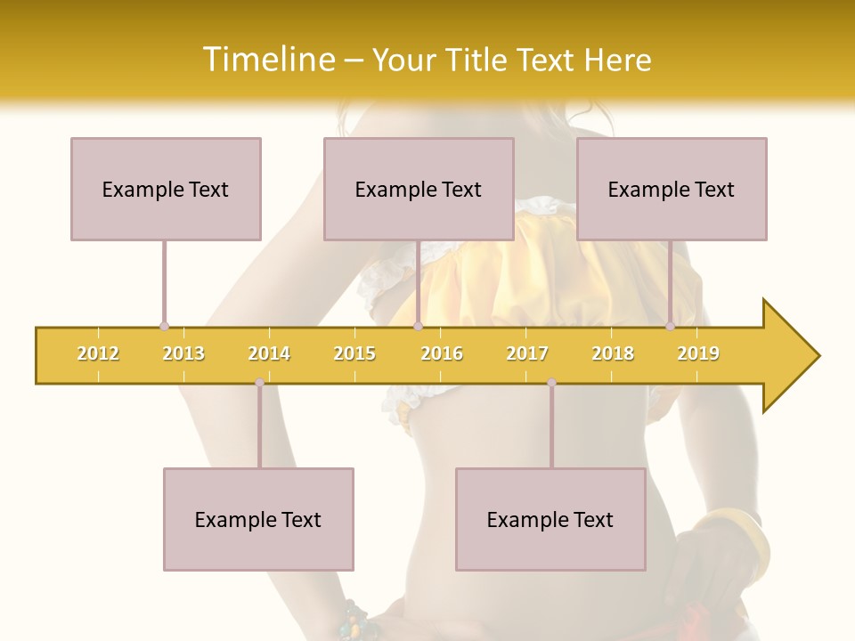 Woman Ethnic Single PowerPoint Template