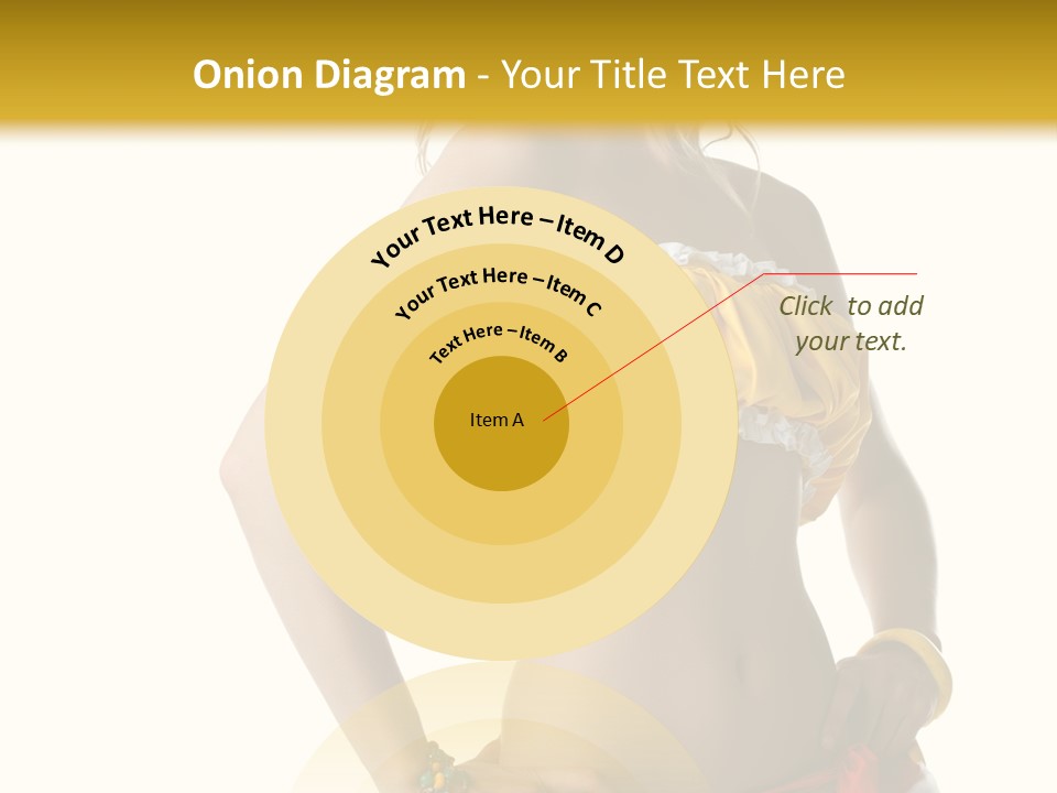 Woman Ethnic Single PowerPoint Template