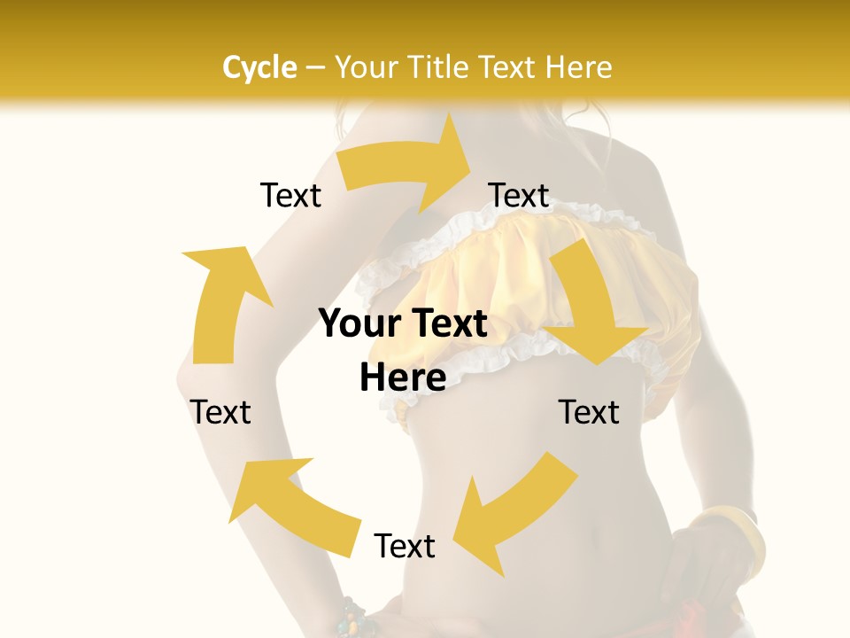 Woman Ethnic Single PowerPoint Template