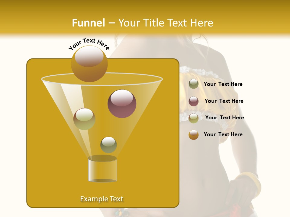 Woman Ethnic Single PowerPoint Template