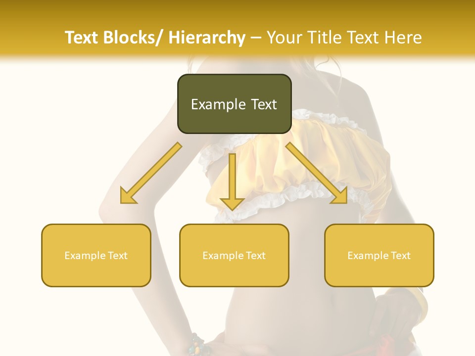 Woman Ethnic Single PowerPoint Template