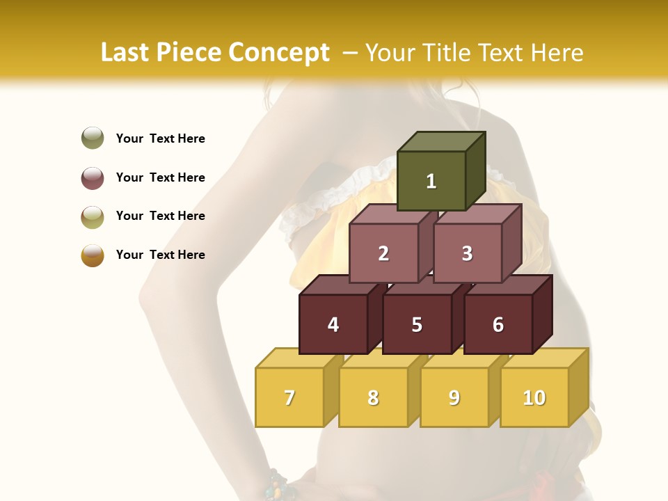 Woman Ethnic Single PowerPoint Template