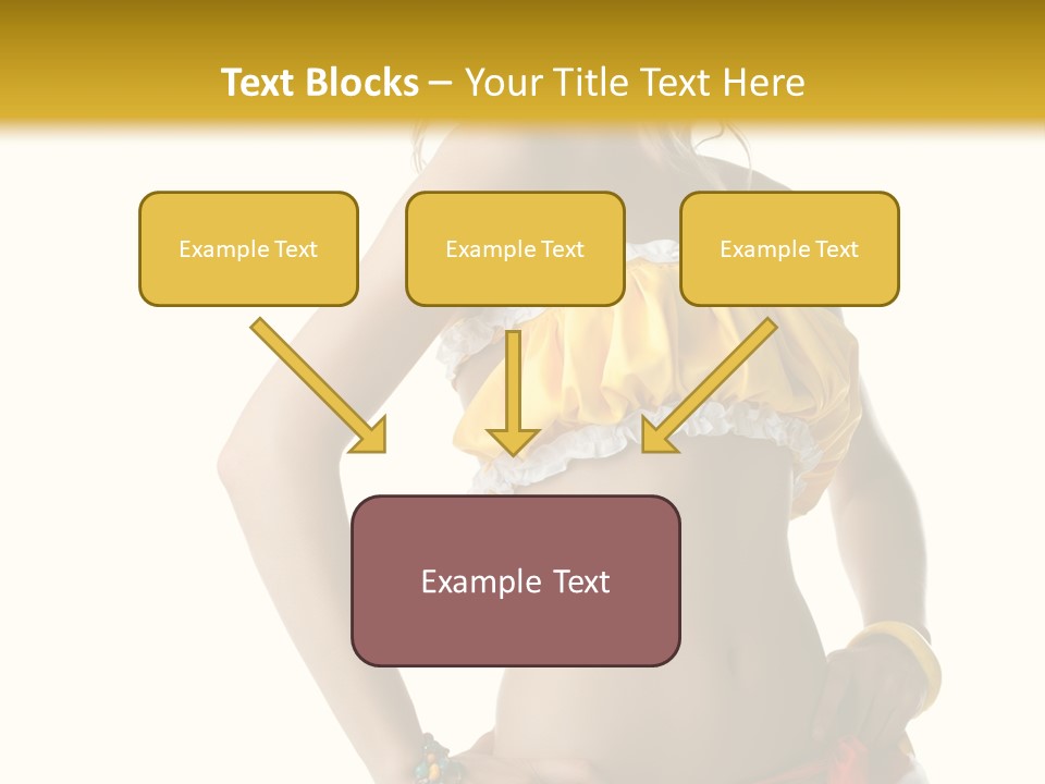 Woman Ethnic Single PowerPoint Template